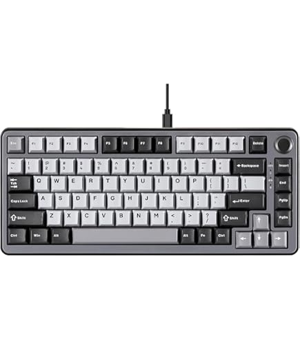 あ　zent75he white Amazon.com: ZENT75-HE Aluminum 75% Wired Magnetic Keyboard